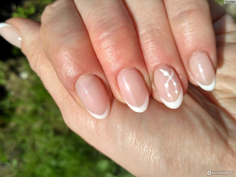 Маникюр камуфляж прозрачный