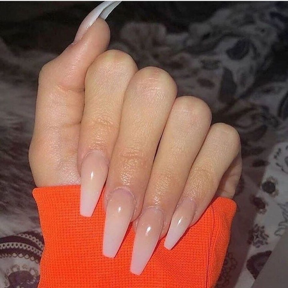 Длинные ногти камуфляж