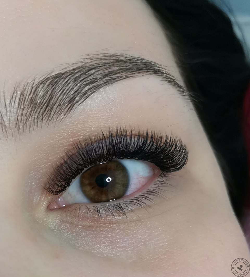 Декор нарощенных ресниц