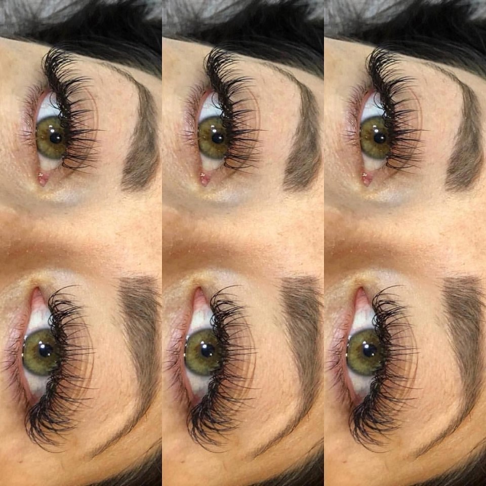 Эффекты нарощенных ресниц
