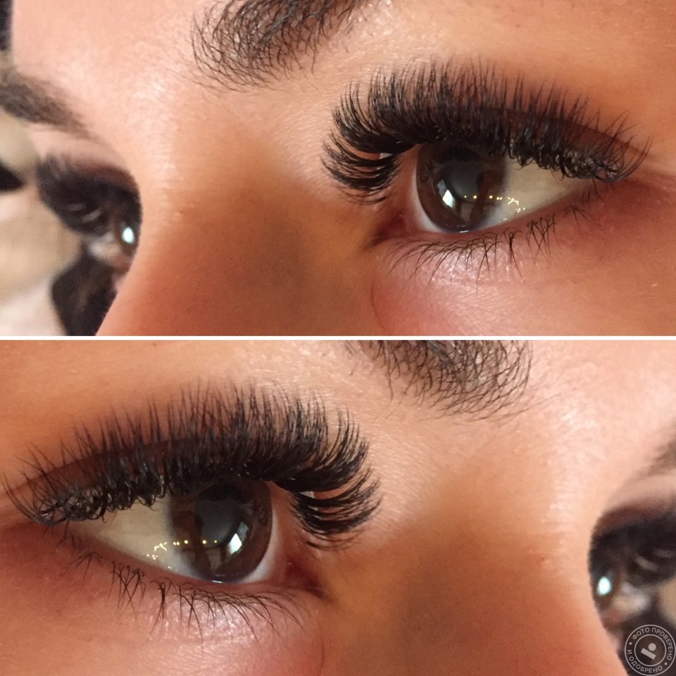 Наращивание ресниц процесс