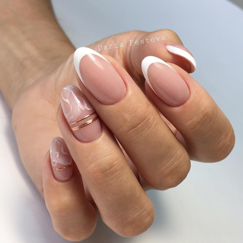 Тонкий френч на миндалевидных