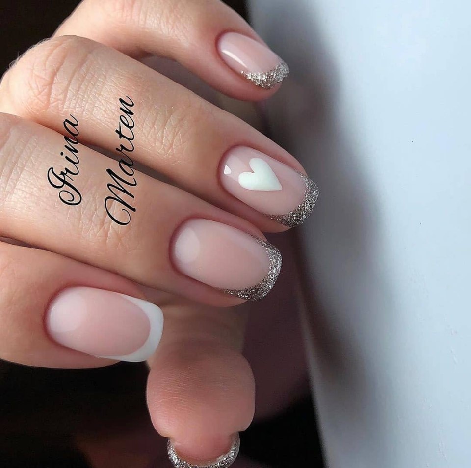 Розовый френч