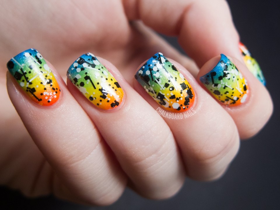 Маникюр абстракция