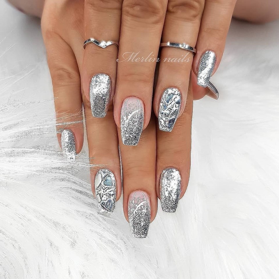 Серебристый френч