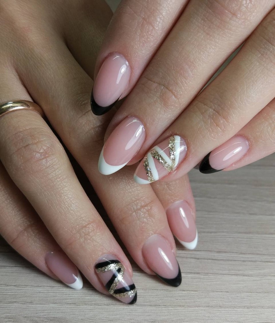 Дизайн ногтей френч