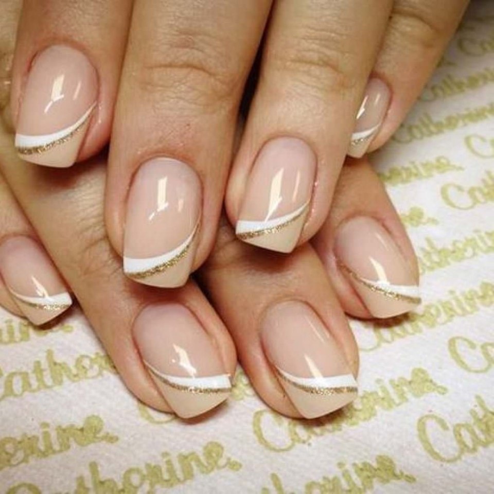 Изумрудный выкладной френч