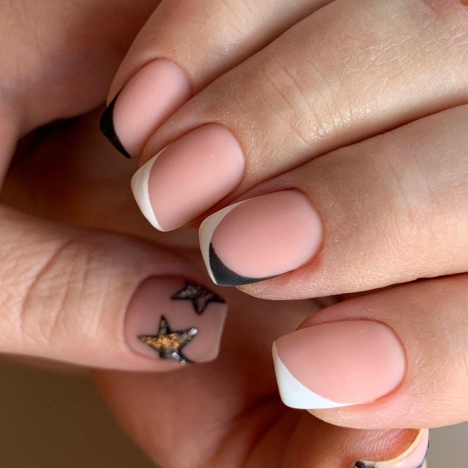 Дизайн ногтей френч