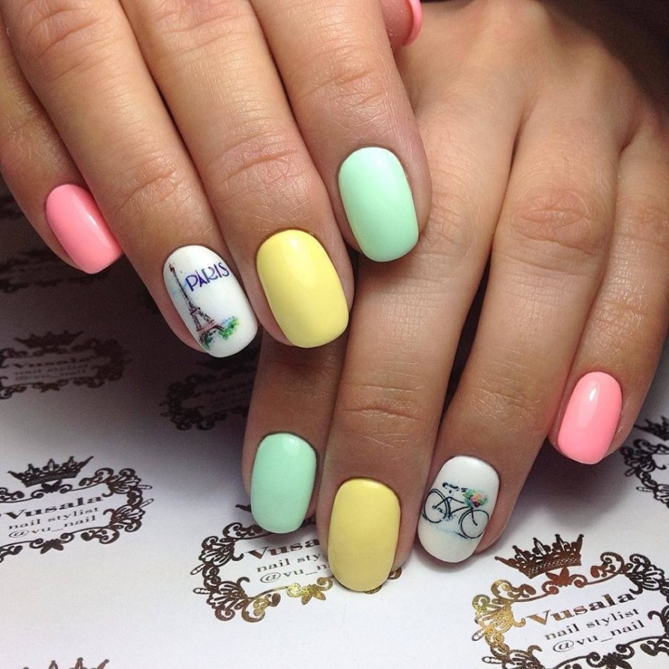 Летний маникюр