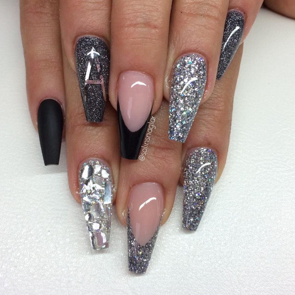 Френч со стразами 2020