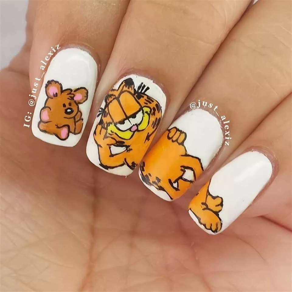 Мультяшные ногти