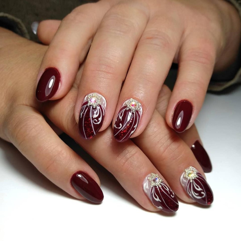 Шеллак с блестками