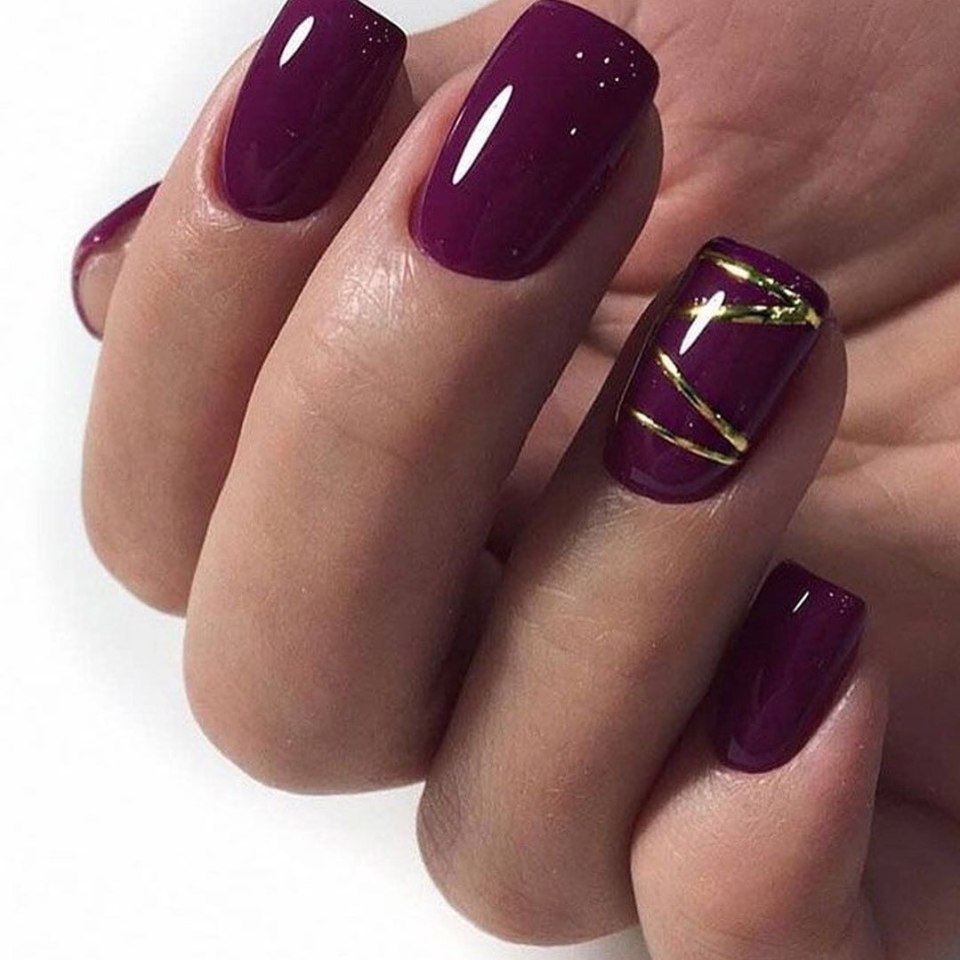 Маникюр 2018 френч шеллак