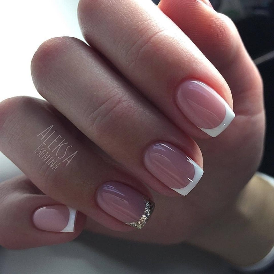 Шеллак френч градиент