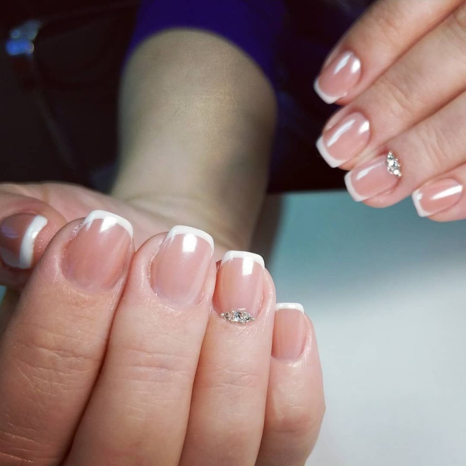 Френсь на квадратных ногтя