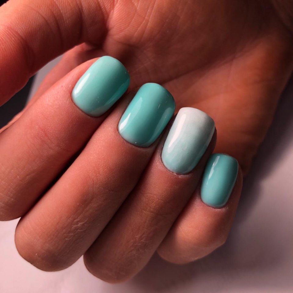 Нюдовый маникюр 2021 квадрат