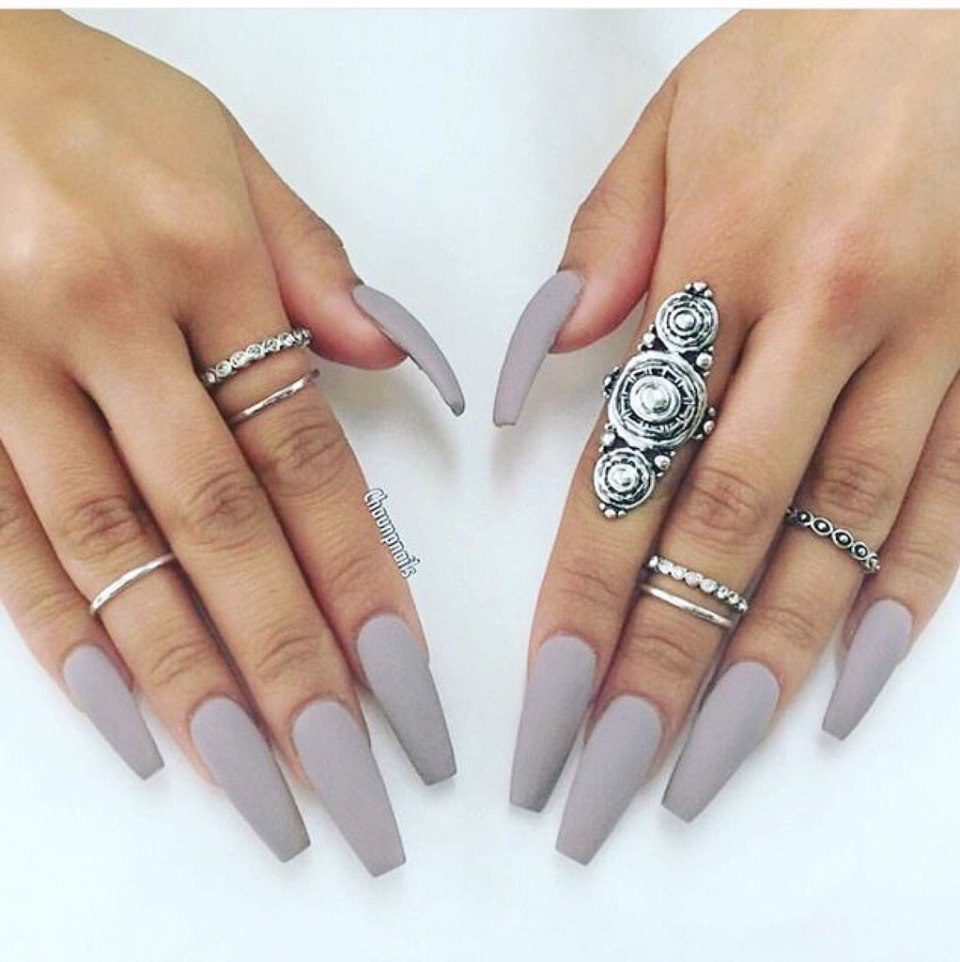 Форма ногтей балерина