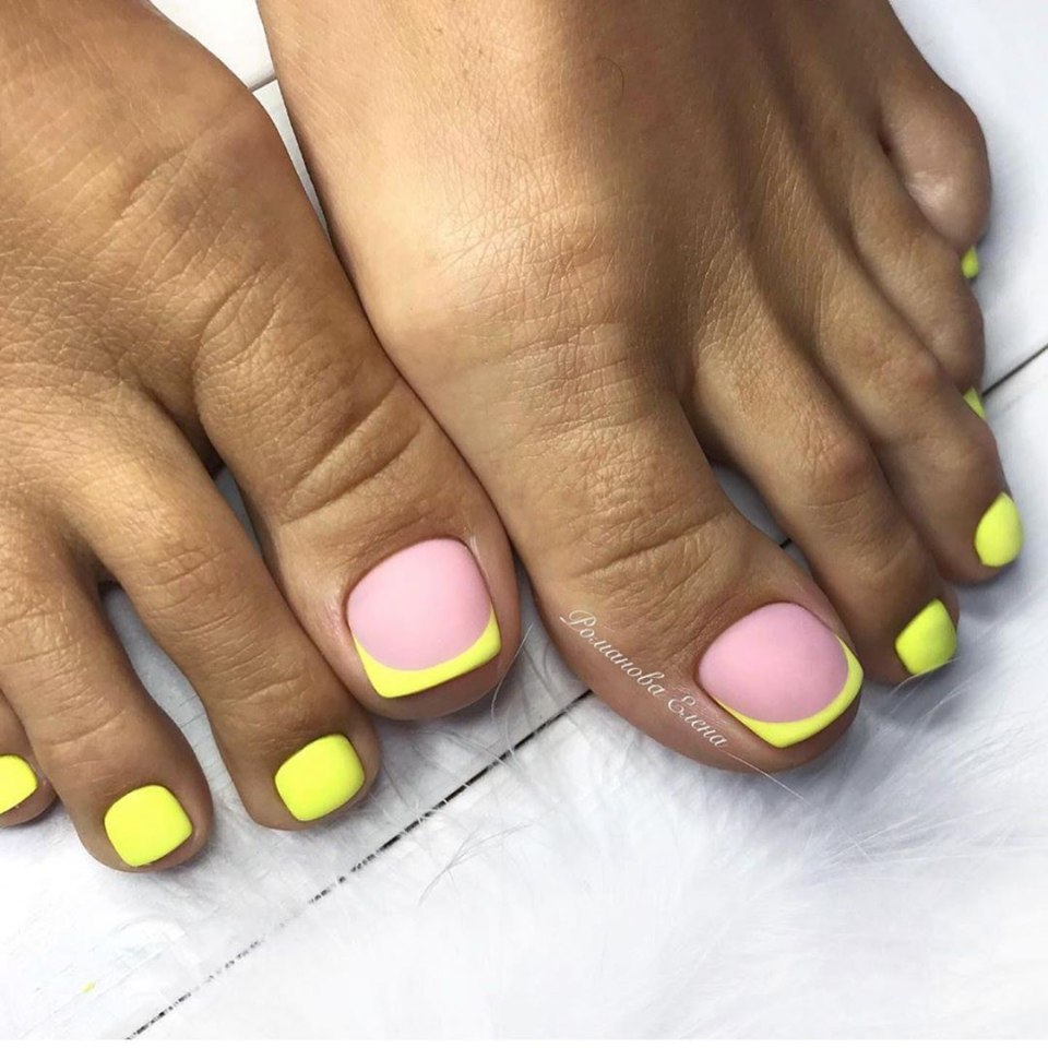 Дизайн ногтей на ногах