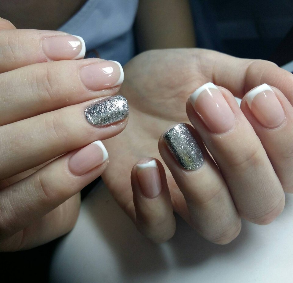 Серебристый френч