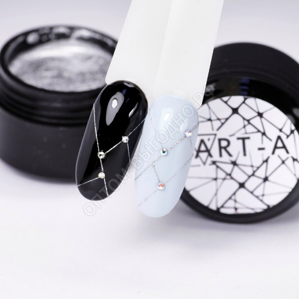 Гель-паутинка для дизайна «Spider Gel», белый