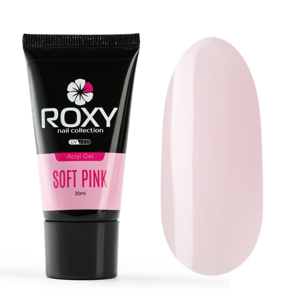 Акригель Roxy 30мл Soft Pink