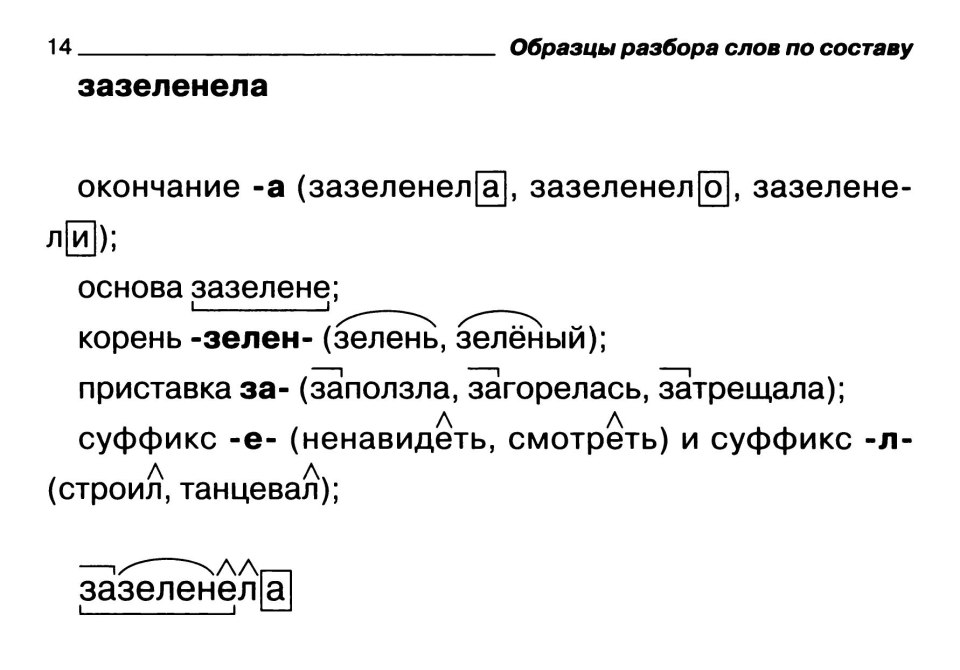 Подружка по составу разобрать