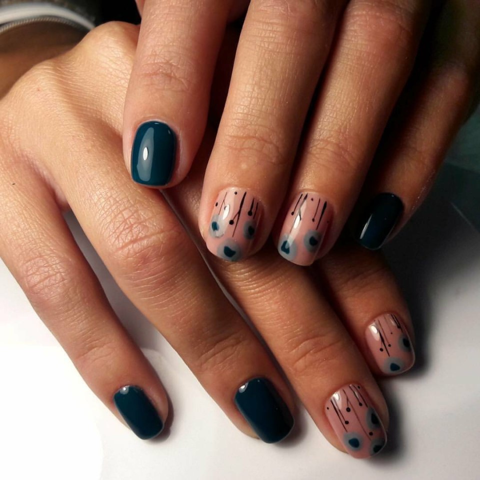 Комбинированный маникюр