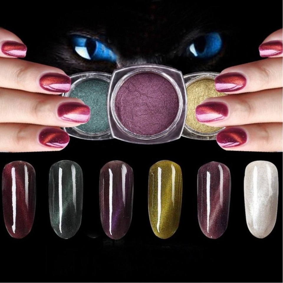 Кошкин глаз геллак красный