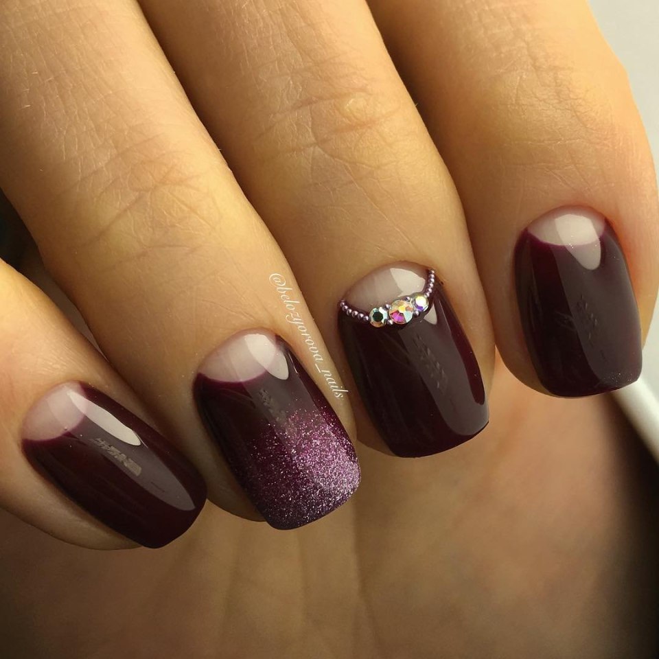 Шеллак бордо темный