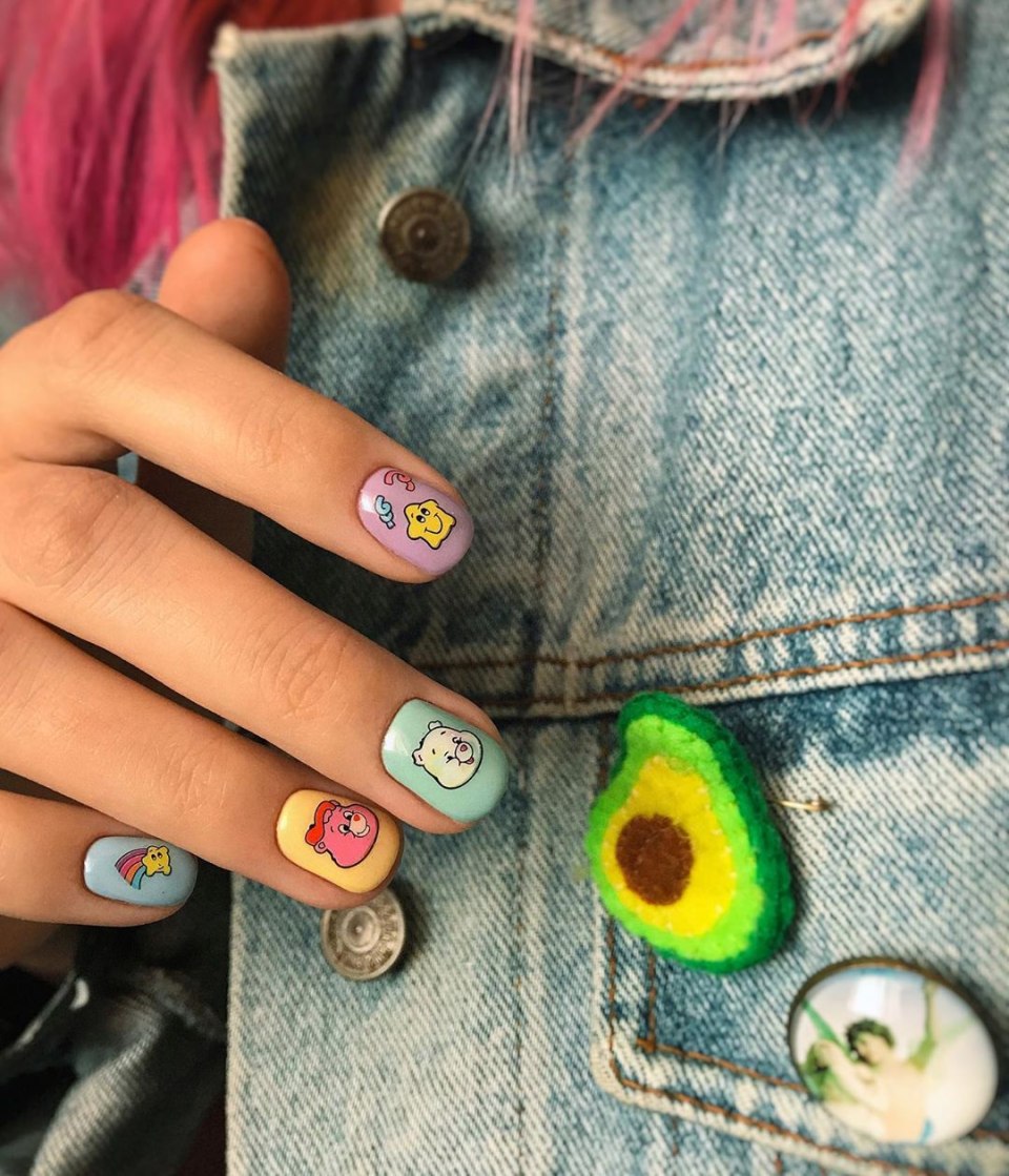 Маникюр на лето для подростков