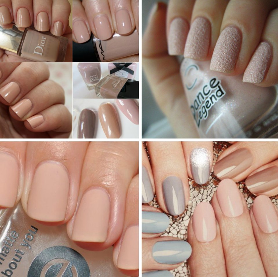 Ногти в нюдовых тонах