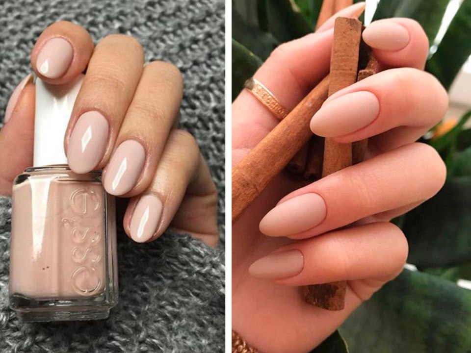 Нюдовый цвет ногтей