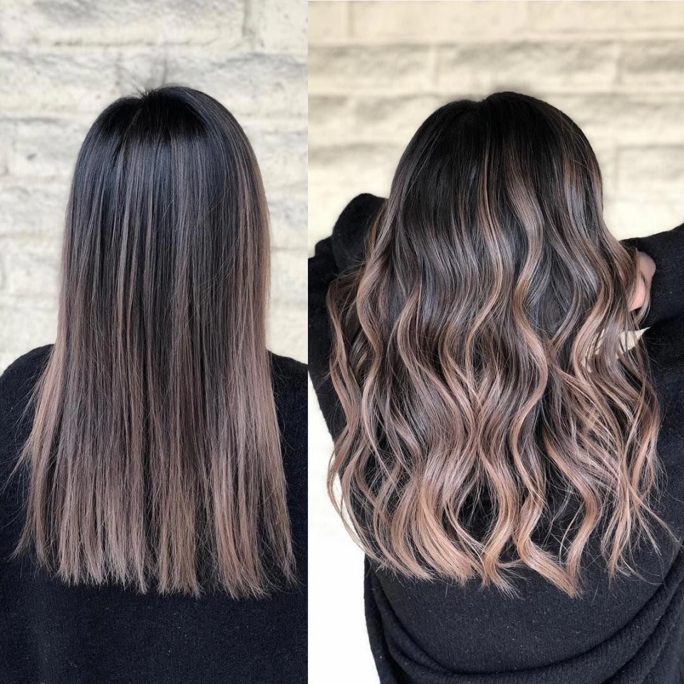 Окрашивание волос балаяж Aveda