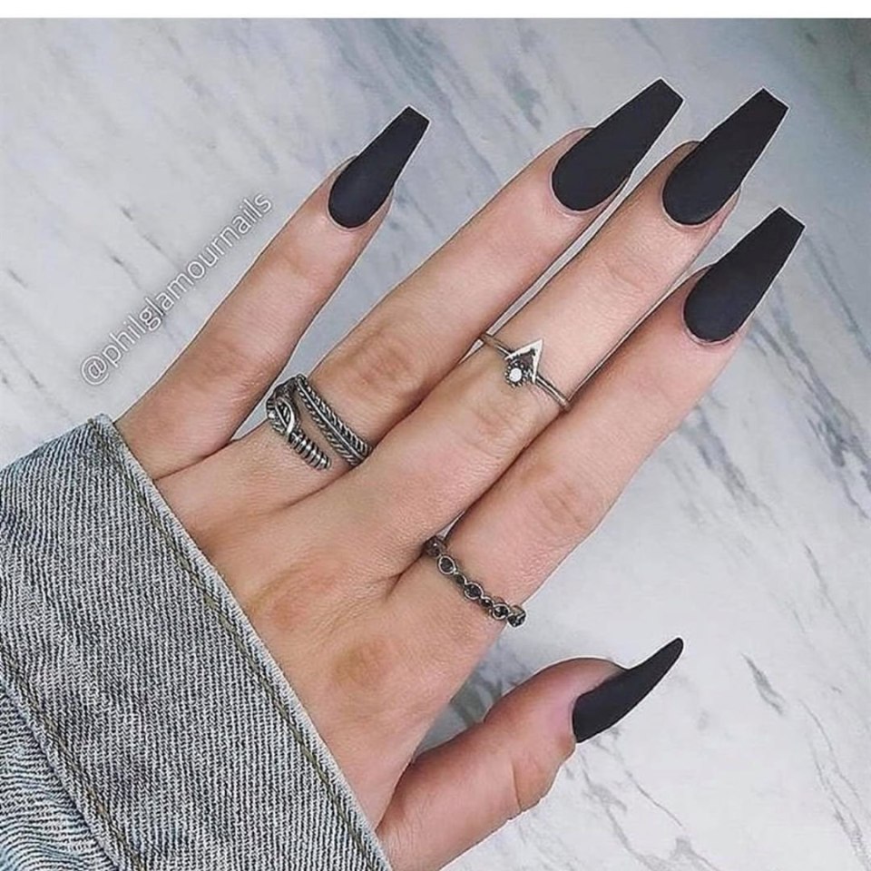 Ногти для подростков модные длинные