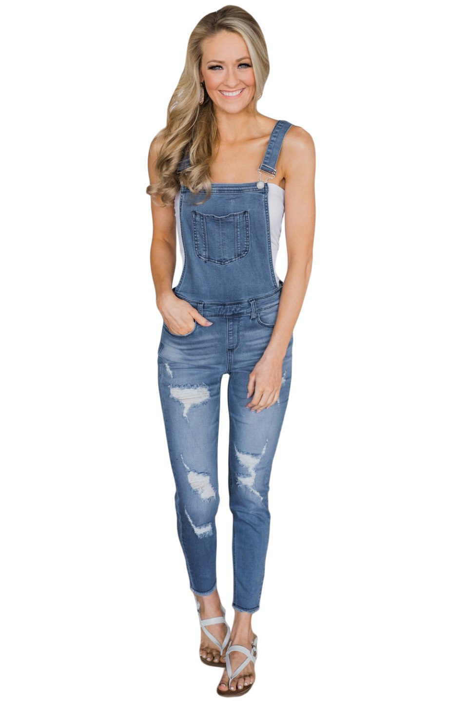 Light Blue Denim Overalls 2021
