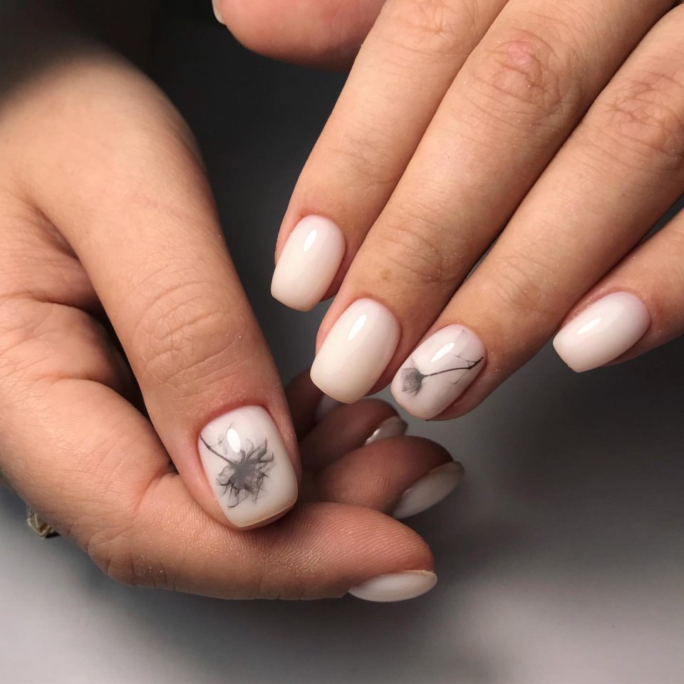 Роскошный свадебный маникюр