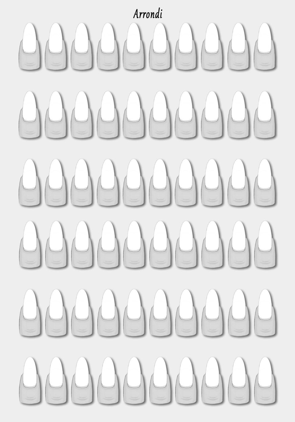 Макеты ногтей для рисования