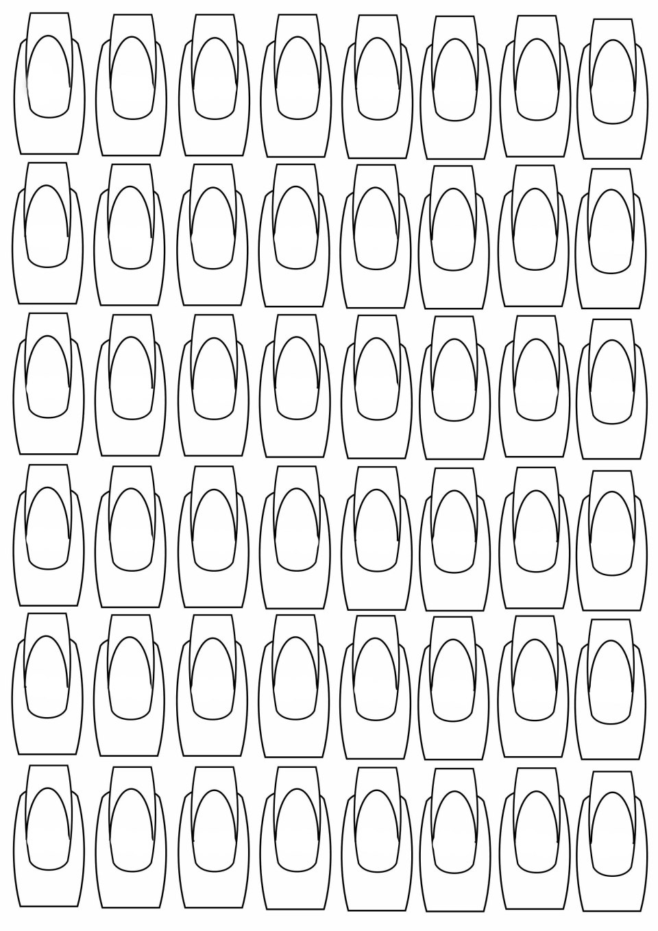 Макеты ногтей для рисования