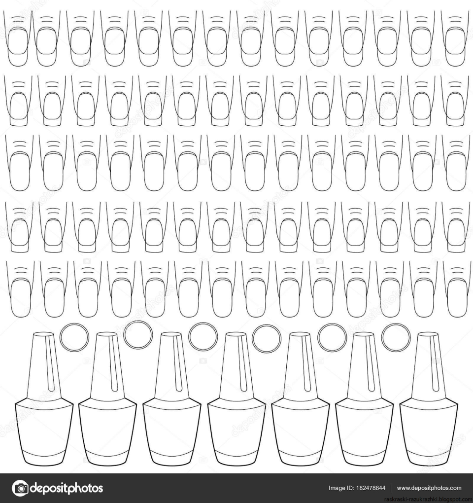 Ногти для раскрашивания