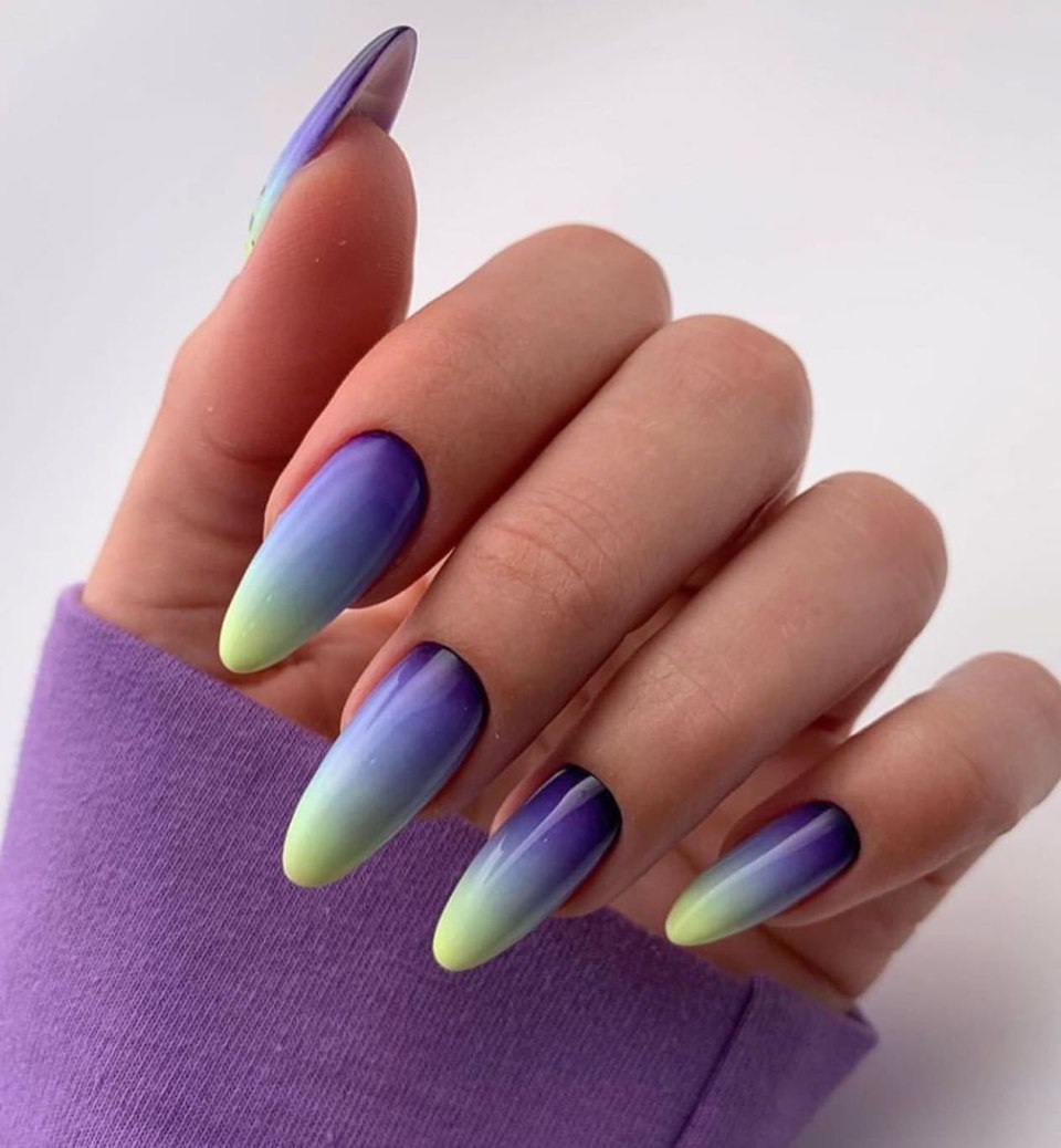 Ногти дизайн новинки 2021 миндаль