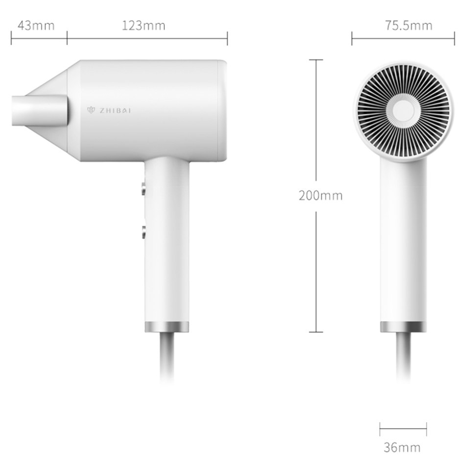 Фен Xiaomi Zhibai ion hair Dryer hl312