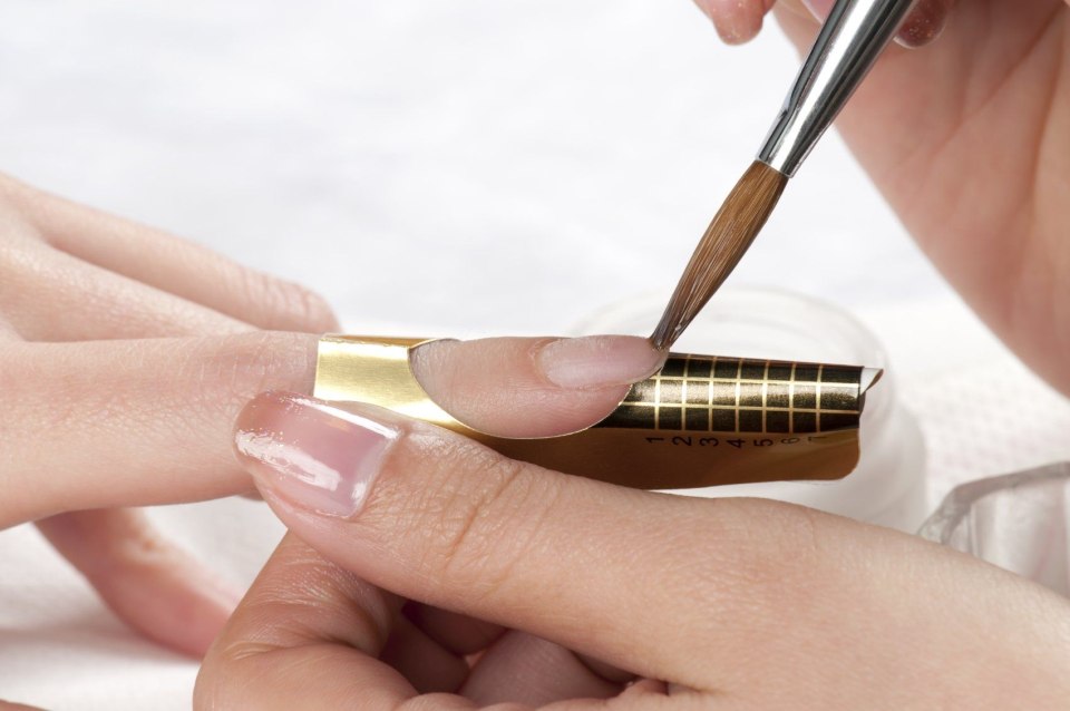 Маникюр с глиттером