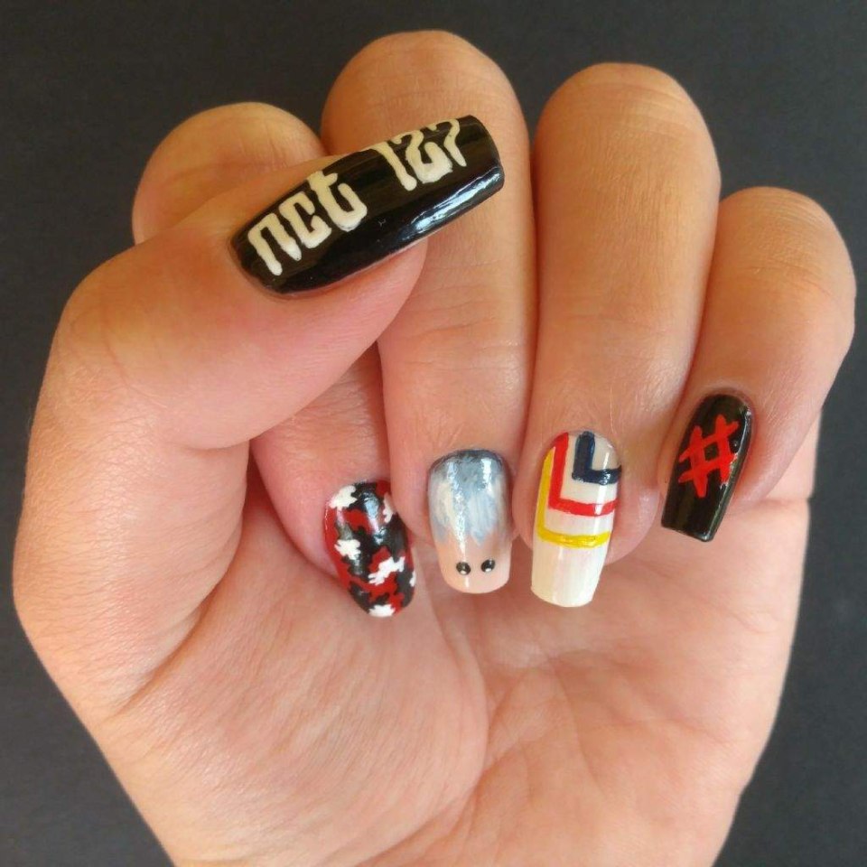 Kpop Nail Art NCT