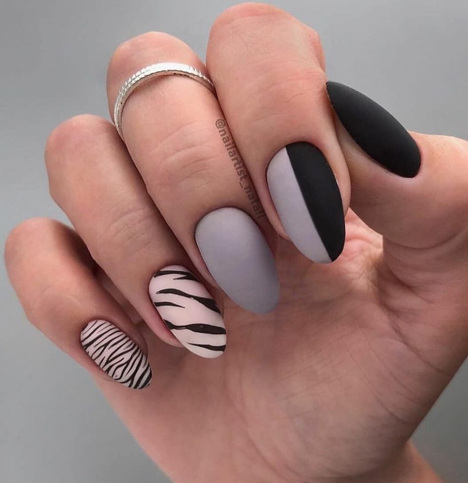 Матовые ногти 2020