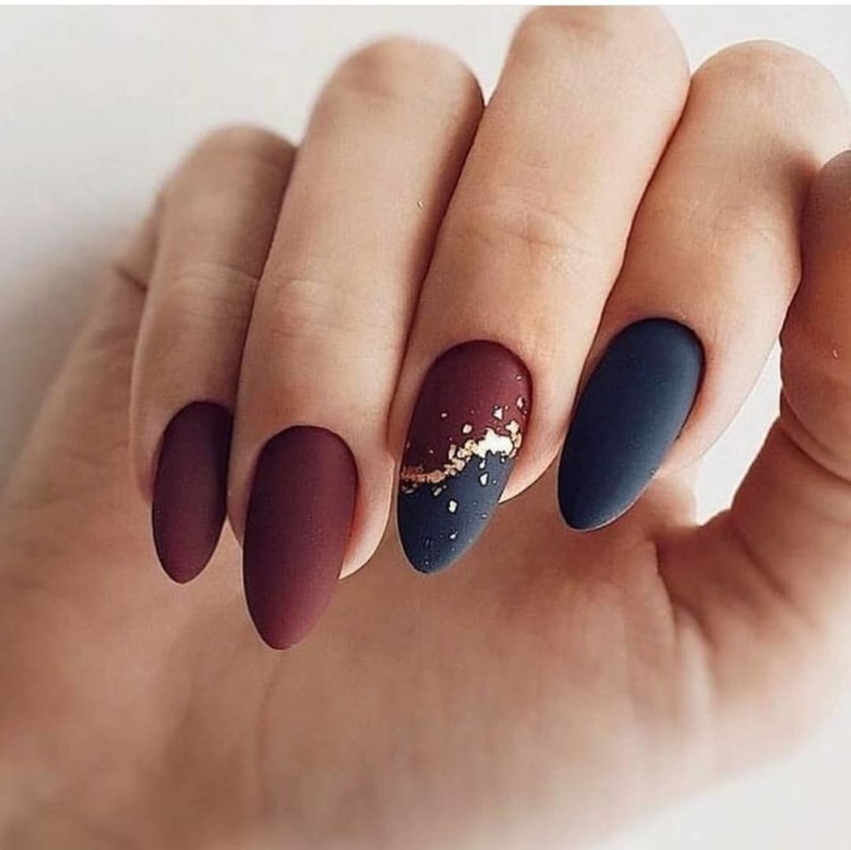 Ногти матовые молодежные