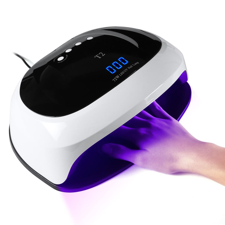 Лампа t 2 UV led Nail Lamp 72w