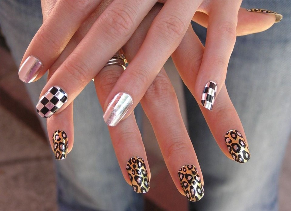 Шикарные ногти с узорами