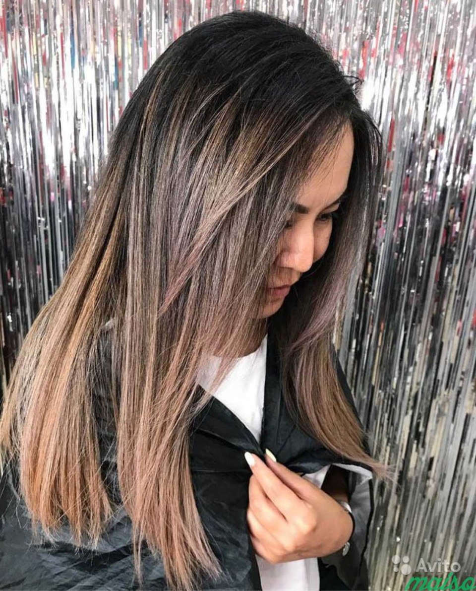 Техника окрашивания волос Эйр тач