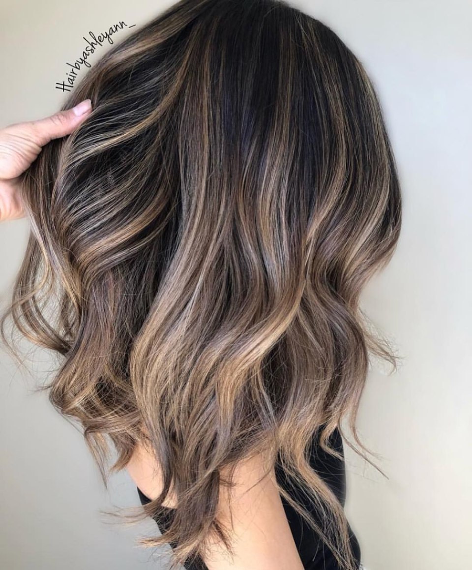 Балаяж светлый шоколад