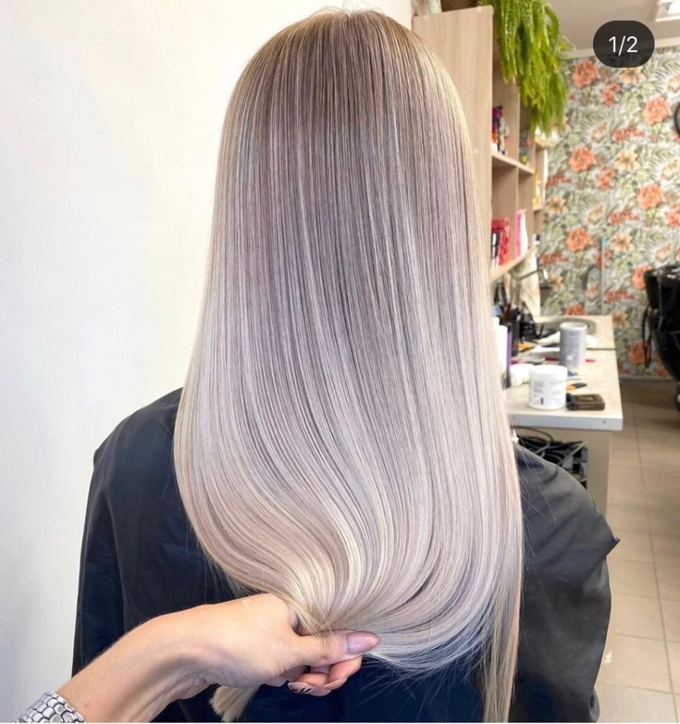 AIRTOUCH окрашивание на темно русые